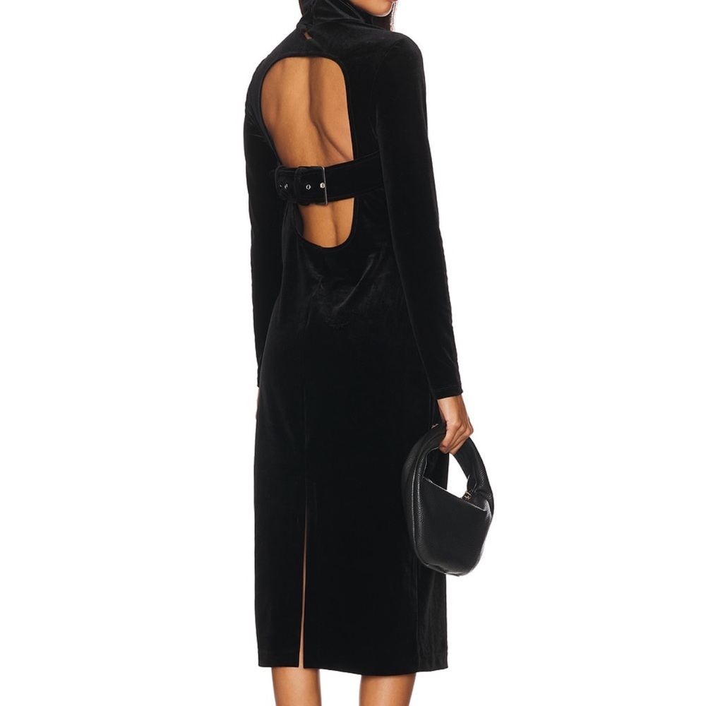 Steve Madden Black Backless Dress